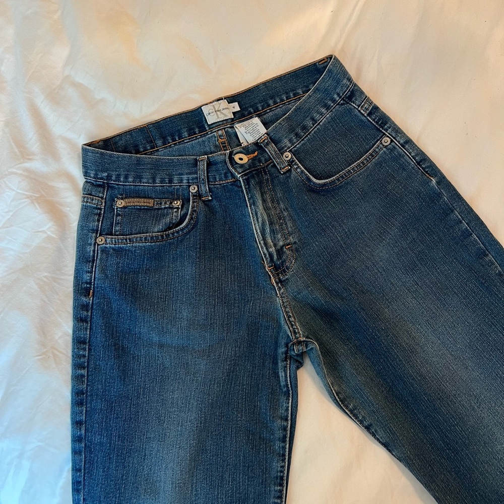 CALVIN KLEIN Classic Blue Denim Jeans